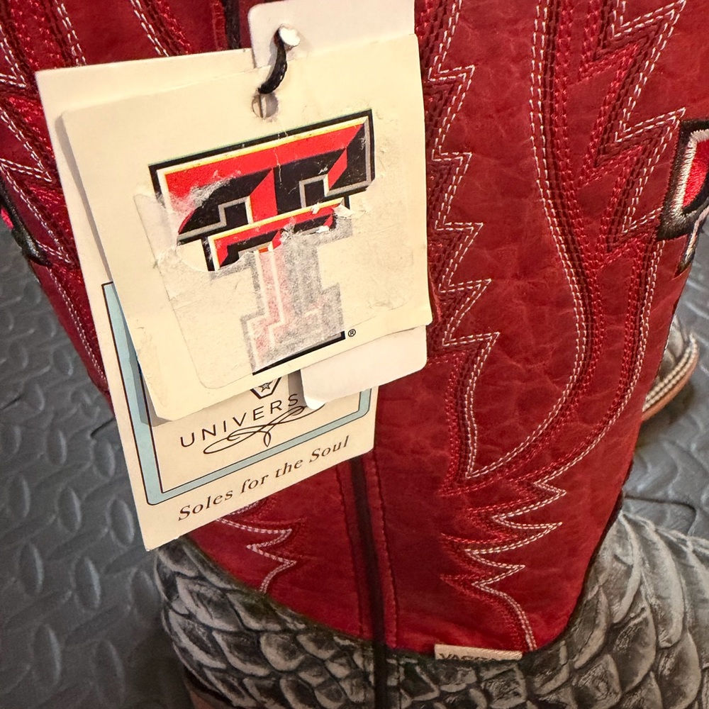 Vaccari University Texas Tech Python Genuine Leat… - image 11